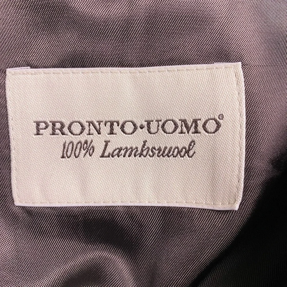 NEW Pronto Uomo Blazer Sport Coat 44R Mens 100% Lambswool Brown